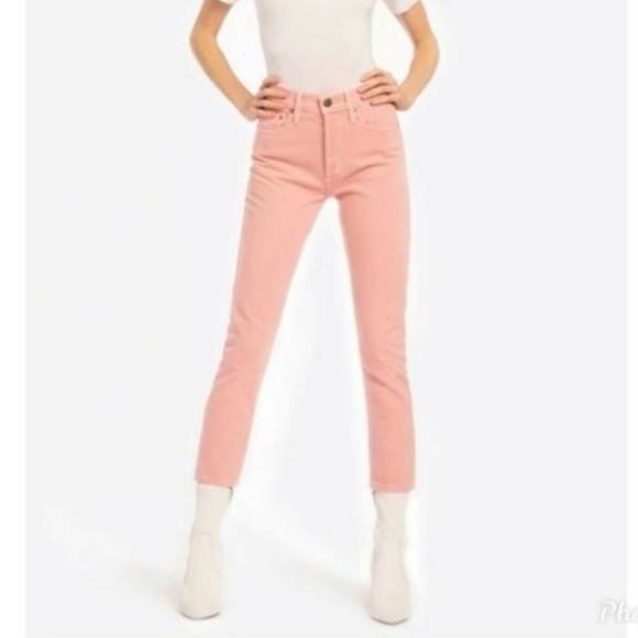 Alice & Olivia Pink High Rise Girlfriend Jeans - Picture 11 of 11